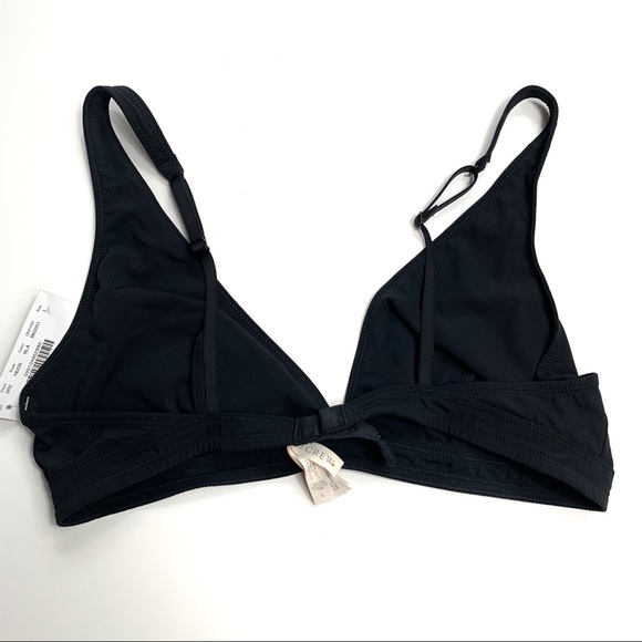 J. Crew Plunge V Neck Bralette Matte Stretch - Picture 6 of 6